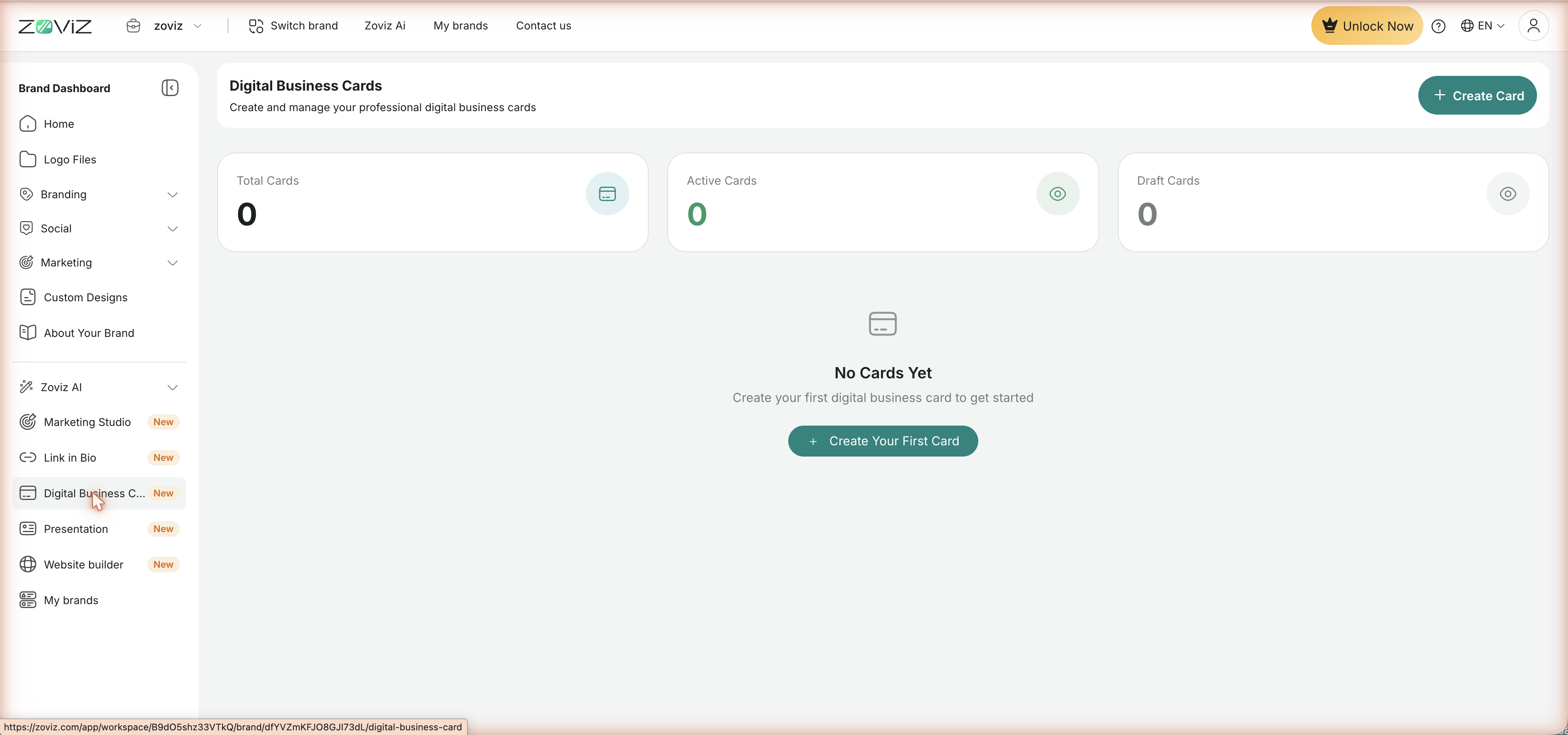 Digital Business Cards — create and manage your brand's cards