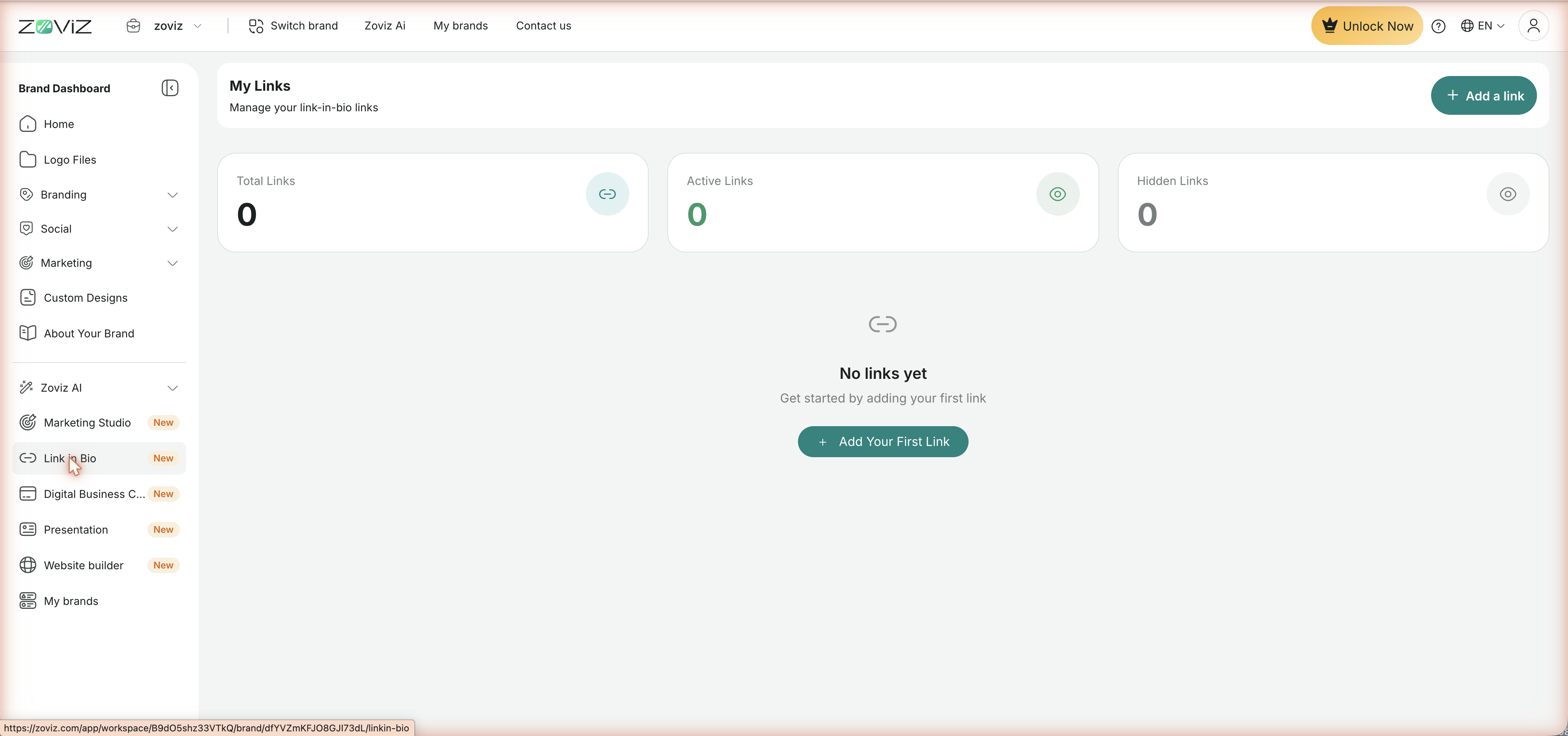 My Links — the Link in Bio manager